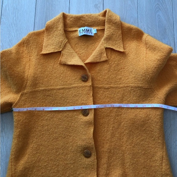 Vintage Emme Canada 100% Wool Textured Shirt Jacket Size L - Picture 4 of 12